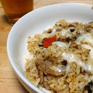 鍋に残ったカレーで作る！お手軽ドライカレー